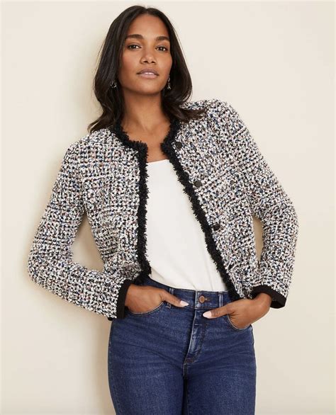 chanel style jacket blue|chanel look alike jackets.